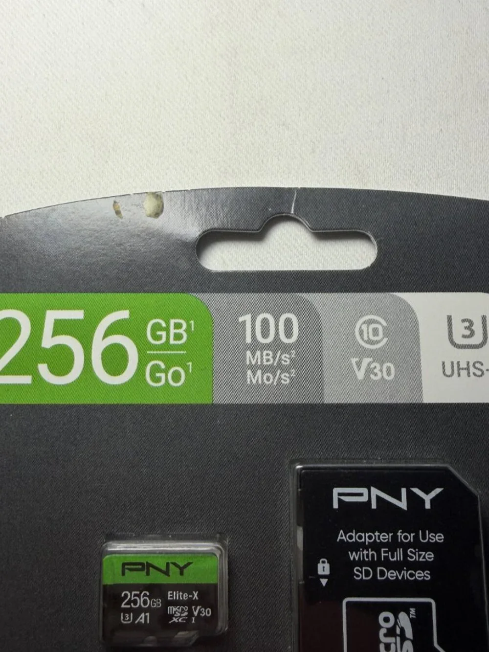 PNY 256GB Elite-X MicroSDXC Flash Card 4K Ultra HD 100MB/s P-SDU25U3100EX-GE NIP